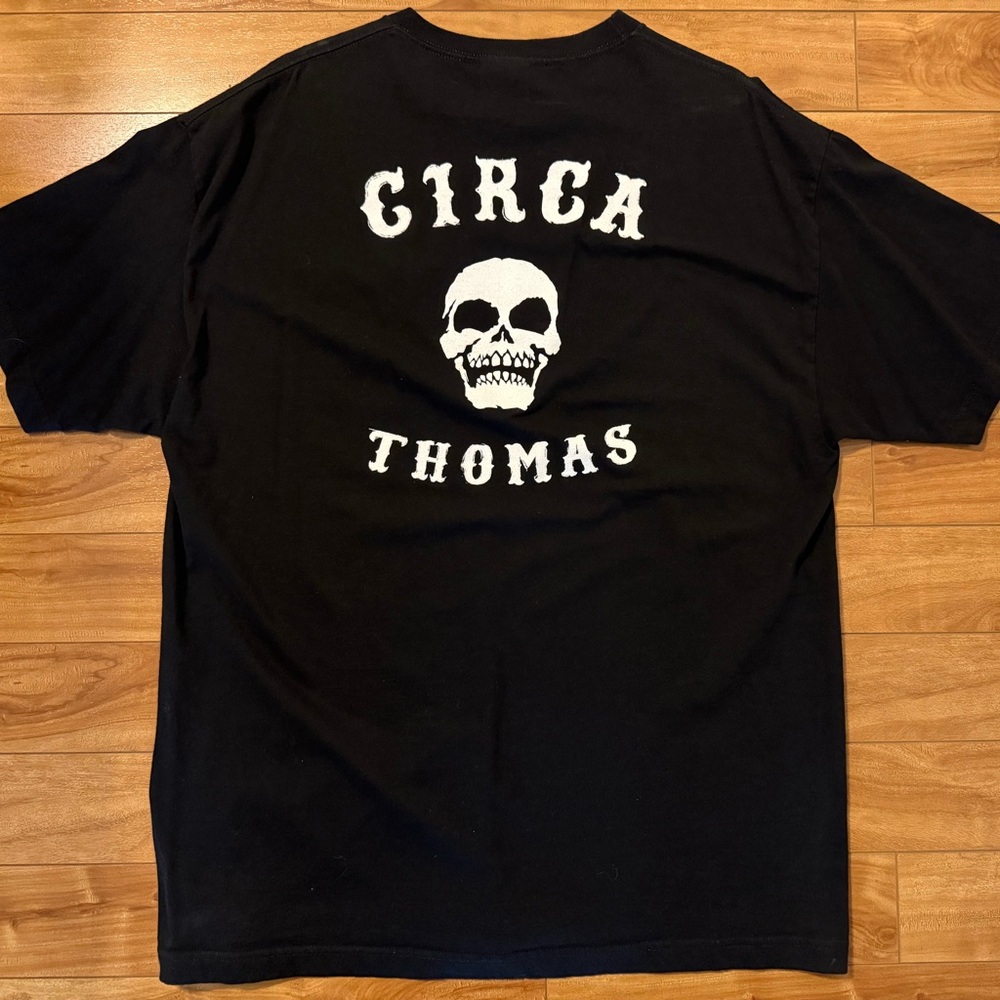 Vintage Circa Jamie Thomas Black Graphic Men's Skate Tee XL - Picture 2 of 4